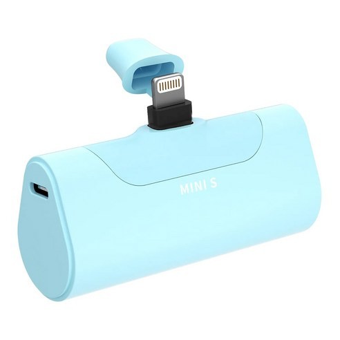 HONG JIN MINI S 口袋型行動電源 lightning, HJ-MINI S 寶寶藍,