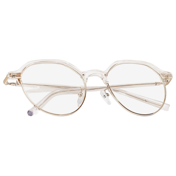 Reclow 半框無框眼鏡 E516, 水晶銀, 145mm
