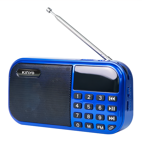 KINYO 大聲量讀卡收音機, RA5515-1, 1個