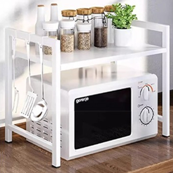 EDISH 單層伸縮置物架, 伸縮前40 x 36 x 45cm 伸縮後64 x 36 x 45cm