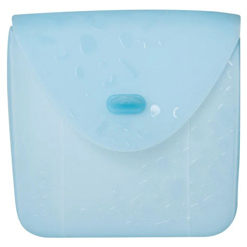 bbox 矽膠食物袋 莫蘭迪藍,1個