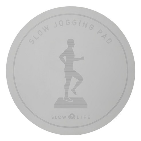 SLOW LIFE 圓形超慢跑墊 厚款 P24713, 60 x 60 x 1.9cm, 灰色, 1