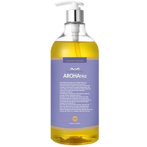 Aroha Triz 身體香氛保濕精油 Lavander Rosemary, 1000ml, 1瓶