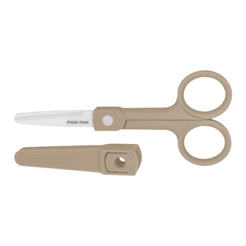 Maximini 陶瓷輔食剪刀, 焦糖奶, 1支