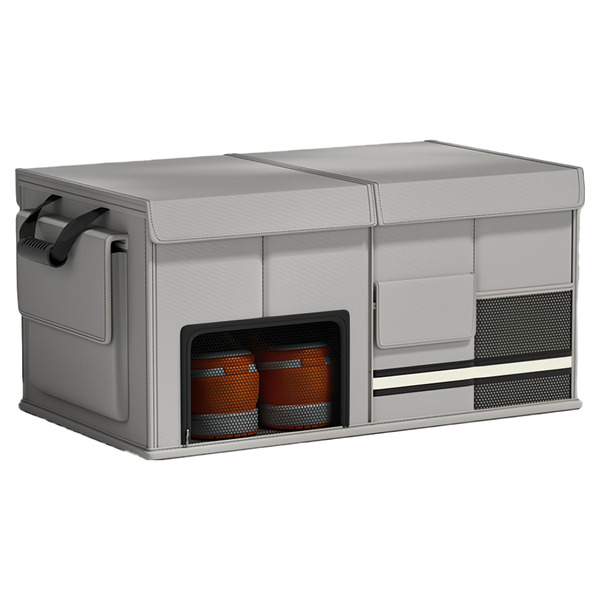 bebehome 可折疊後車廂收納箱, 小(34 x 29 x 29cm), 月光灰, 1個