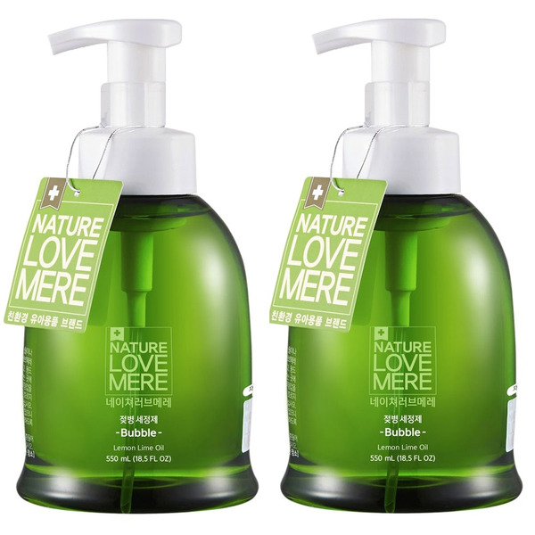 Nature Love Mere 然自母愛 奶瓶清潔慕斯, 550ml, 2瓶