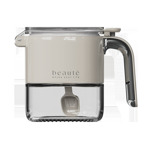 密封調味罐, 暖白灰, 500ml, 1個