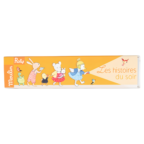 Moulin Roty 故事書手電筒, 動物家族, 1組