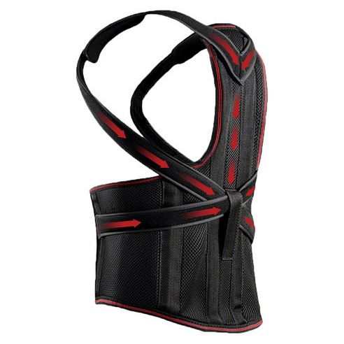 日本熱銷防駝背鋼板護腰, XL(115cm), 黑色, 1個