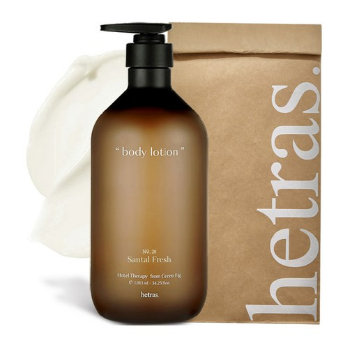 hetras. 飯店療癒身體乳 全新桑塔爾, 1013ml, 1瓶