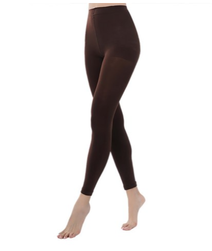 MI MI LEO 台灣製機能保暖刷毛內搭褲 九分款, 咖啡色, 1件