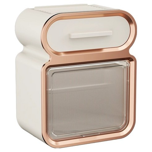 小麥購物 奶油風壁掛面紙盒 C631 小 284g, 奶油白, 1個