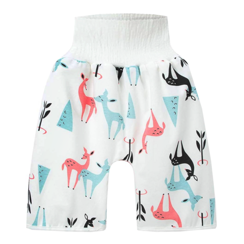 日本 竹纖維隔尿褲/隔尿裙, L號, 森林小鹿褲, 1組