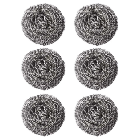 不銹鋼絲球 6個, R696, 30g, 1包