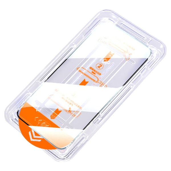 bebehome 抗藍光懶人速貼防塵罩密封滿版手機玻璃螢幕保護貼膜, iPhone 17 Pro,