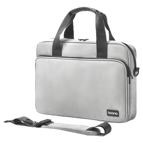 手提電腦包, 14吋, 灰色, 1個