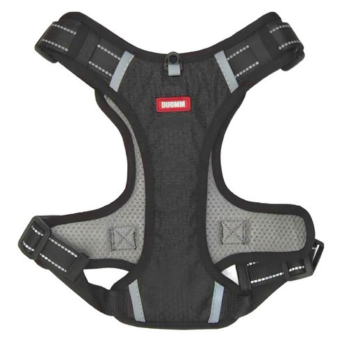 H型胸背帶 524款, 黑色, M, 貓狗適用, 1個