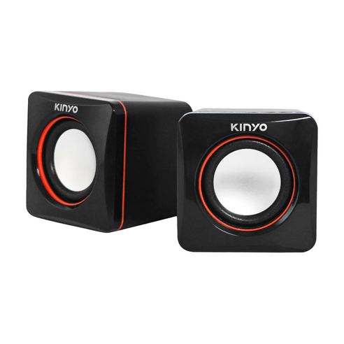 KINYO USB 迷你筆電專用小喇叭, US-202, 70 x 70 x 70mm, 317g,