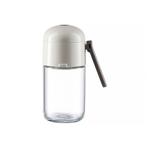 生活采家 密封定量 玻璃鹽罐 調味罐, 8.9 x 6.4 x 13.6cm, 180ml, 200