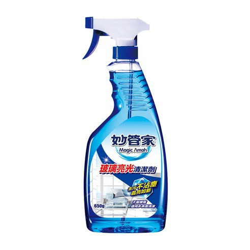 妙管家玻璃亮光清潔劑 , 650g, 1瓶