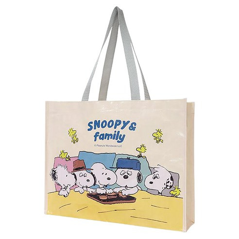 方型購物袋 史努比家族 49 x 0.3 x 40.5cm提把26cm,1個