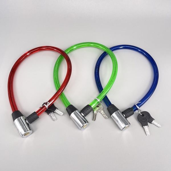 泉友 自行車鎖  SC596 13 x 63cm, 顏色隨機, 1個
