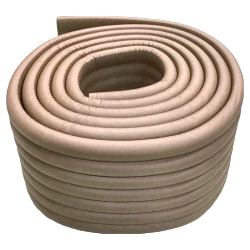 兒童安全防撞條, 2m, W型, 木色, 1條