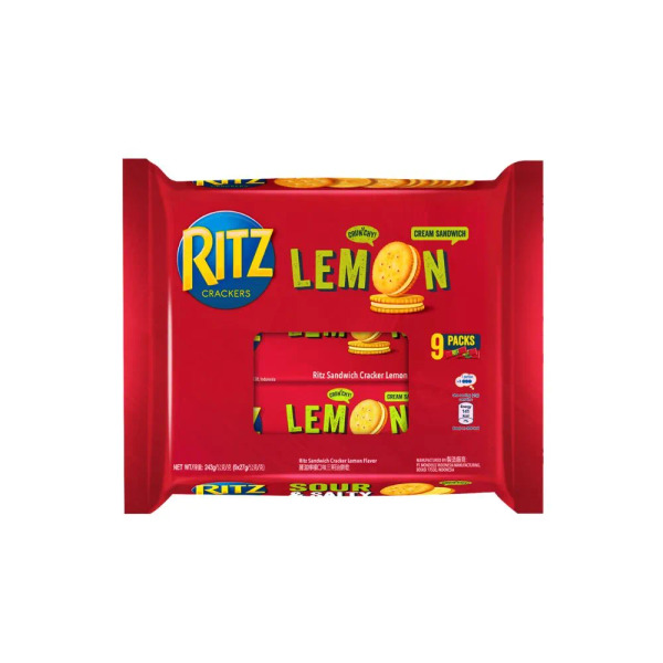 RITZ 麗滋 三明治餅乾 隨手包,起司,243g,9包