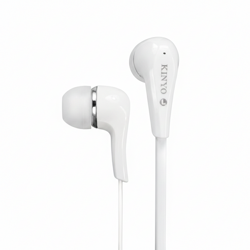 KINYO 耳塞式耳機, EMP-65, 1.2m(插頭3.5mm), 1個