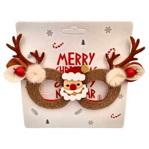 咖啡鹿角+耳朵眼鏡, 1個