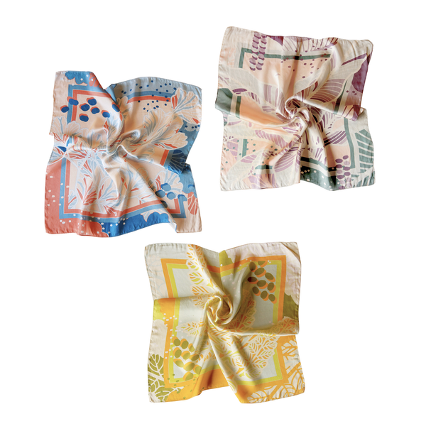 【FERN ONLY】蕨戀真絲絲巾1.0