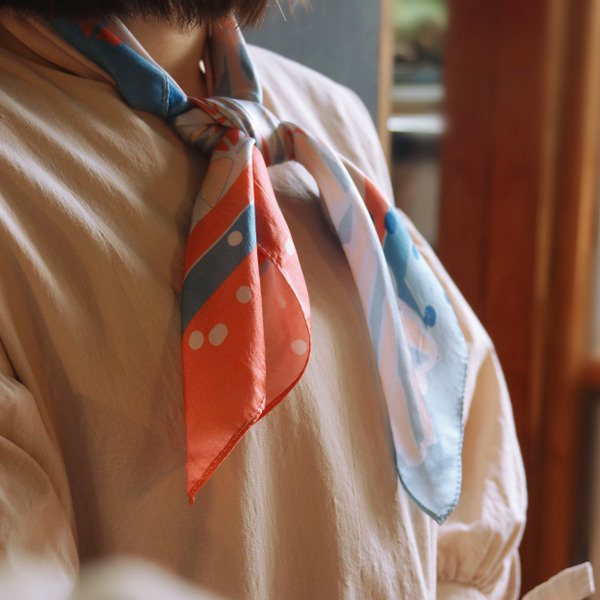 【FERN ONLY】蕨戀真絲絲巾1.0