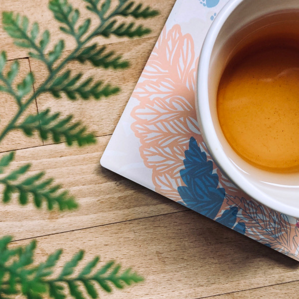 【FERN ONLY 】蕨色陶瓷杯墊1.0