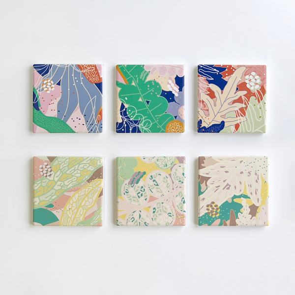 【FERN ONLY 】蕨色陶瓷杯墊2.0