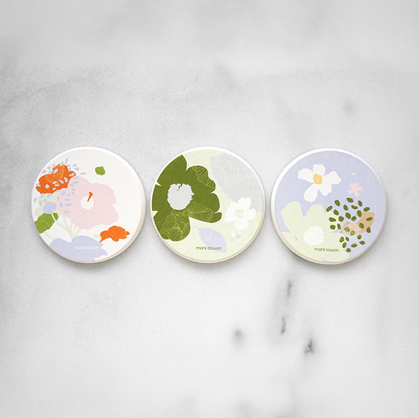 【mark taiwan】花系列-杯墊