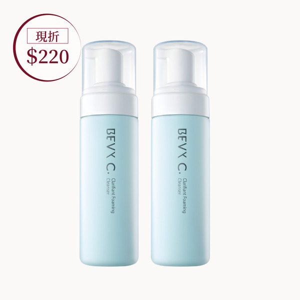 淨潤白潔顏慕斯 2set