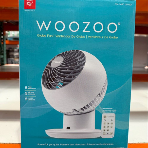 Woozoo 5段風速球型循環扇