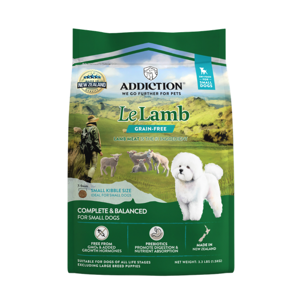 自然癮食ADD｜小顆粒系列｜無榖羊肉犬糧 1.5公斤