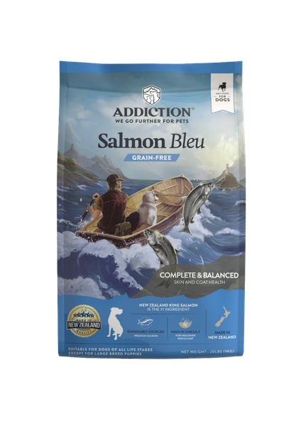 自然癮食ADD｜經典系列｜無榖帝王鮭魚犬糧 9公斤