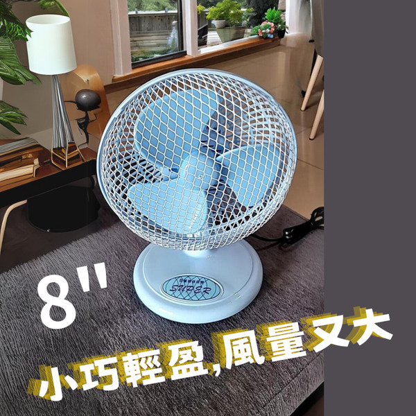 🔥 台灣製造【雙星牌】TS-818 8吋 8" 桌扇 迷你桌扇 電風扇 涼風扇