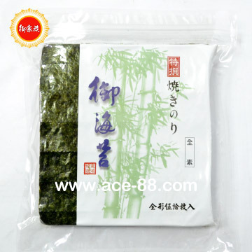 御家族 壽司海苔 御青燒全型海苔 軍艦壽司海苔