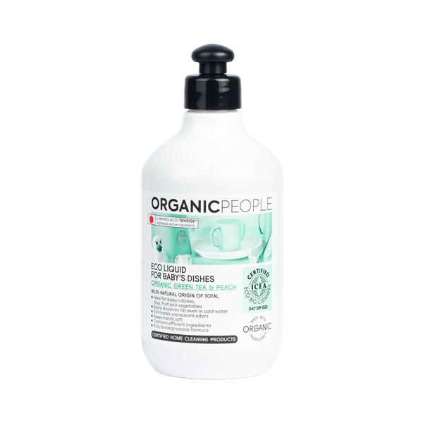 Organic People 有機人 綠茶&白桃兒童萬用洗潔露500ml
