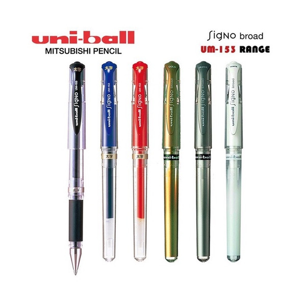 Uni 三菱 SigNo 1.0mm 粗字 鋼珠筆 UM-153