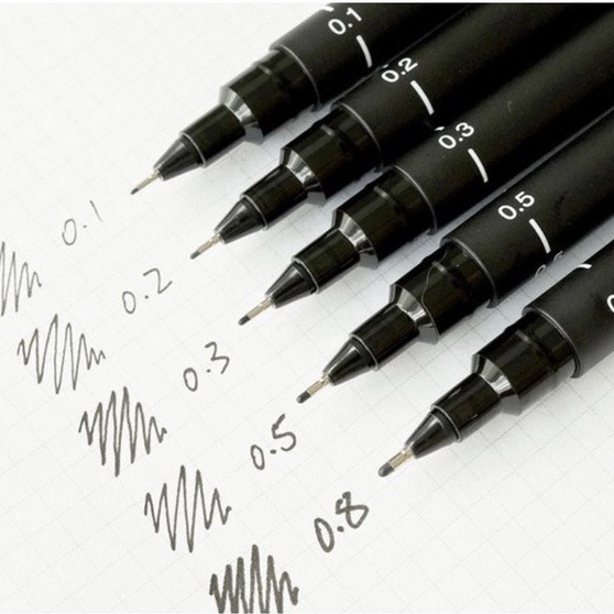 Uni 三菱 pin FINE LINE 代用針筆 代針筆 0.03mm 0.05mm 0.1~0.8mm