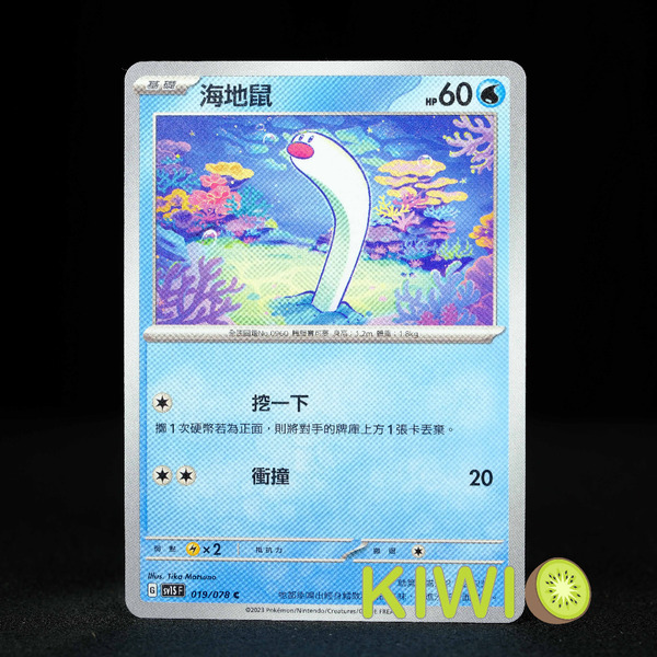 KIWI 🥝 PTCG 中文版 C 海地鼠 SV1S 019 寶可夢卡牌