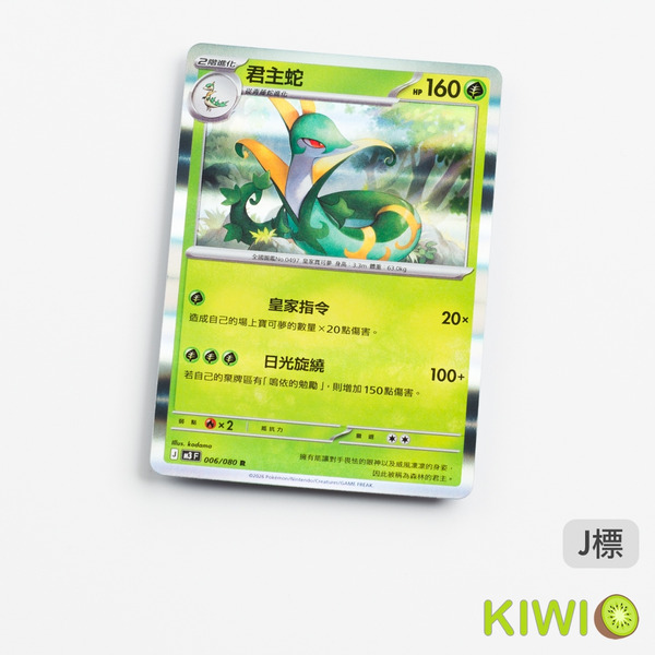 KIWI 🥝 PTCG 中文版 R 君主蛇 M3 006 寶可夢卡牌