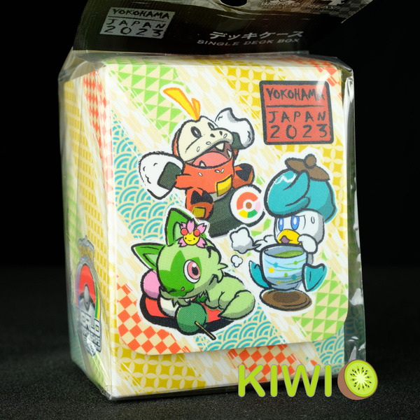KIWI 🥝 PTCG 絕版 2023 WCS 橫濱世界賽 皮卡丘 御三家 新葉喵 呆火鱷 潤水鴨 會場限定 寶可夢卡盒