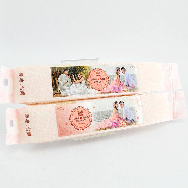 [婚禮小物-客製喜米]幸福抱稻喜米-150g(100包)