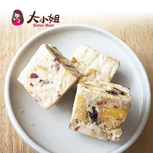 【牛軋派-蔓越莓】100g 蔓越莓雪花餅 無可抗拒的香甜好滋味 雪棉糖 雪Q餅 牛軋餅   ::大小姐團購網::