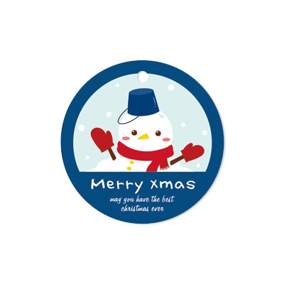 聖誕吊卡 耶誕夜-雪人 (30入)_6-743031*